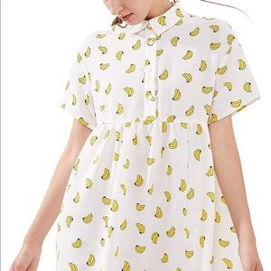 🍌Banana Print Babydoll Dress 🍌